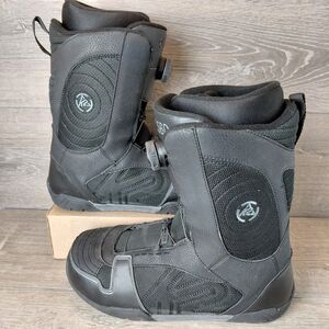K2 Outlier BOA Snowboard Boots Mens Size 10 Black Coil K2SBD Flex 4